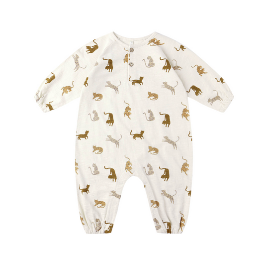 RYLEE + CRU HENLEY JUMPSUIT || TIGERS