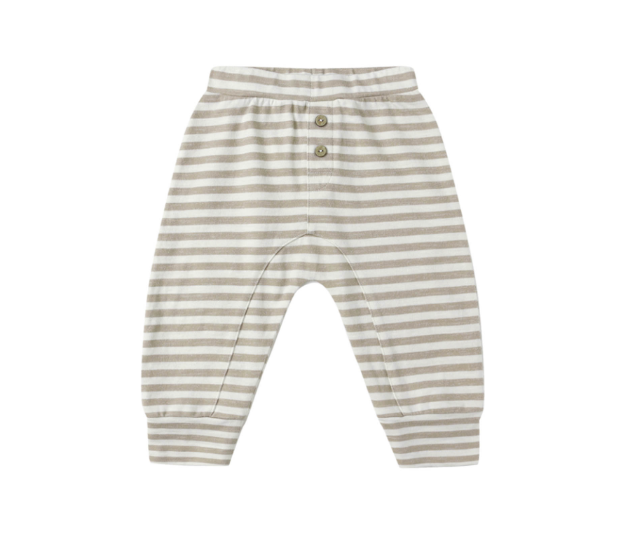 RYLEE + CRU BABY CRU PANT || STONE STRIPE