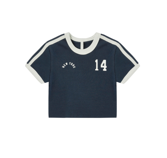 RYLEE + CRU BABY TEE || NAVY
