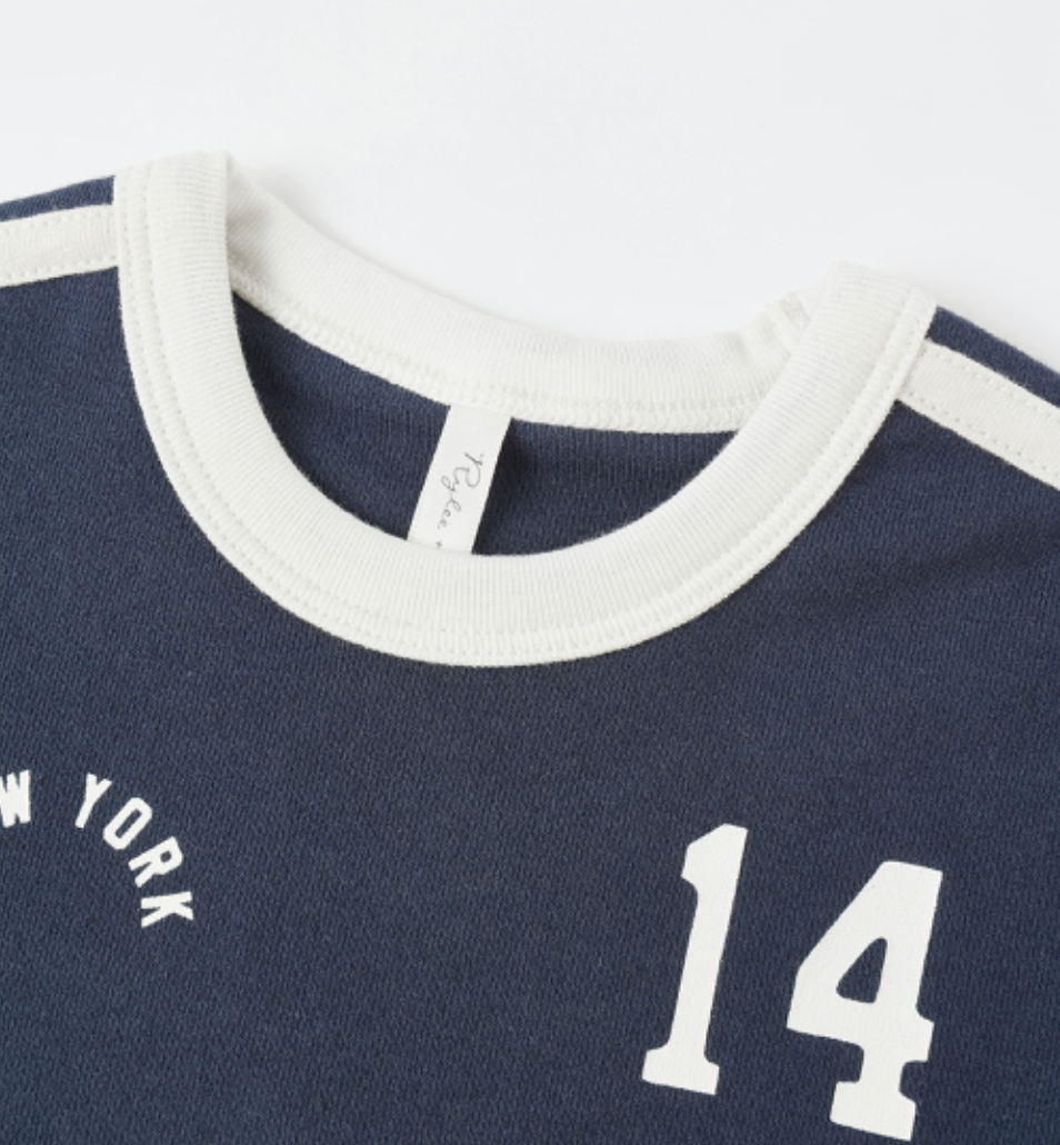 RYLEE + CRU BABY TEE || NAVY