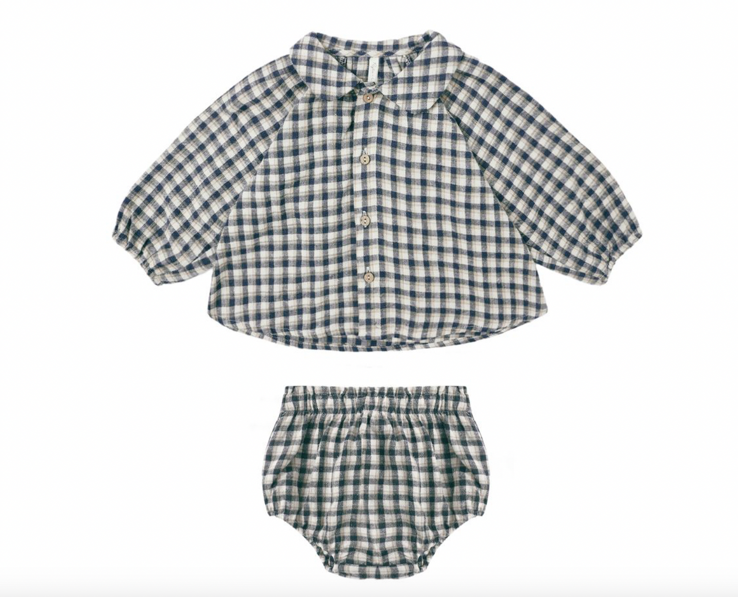 RYLEE + CRU NELLIE SET || NAVY CHECK
