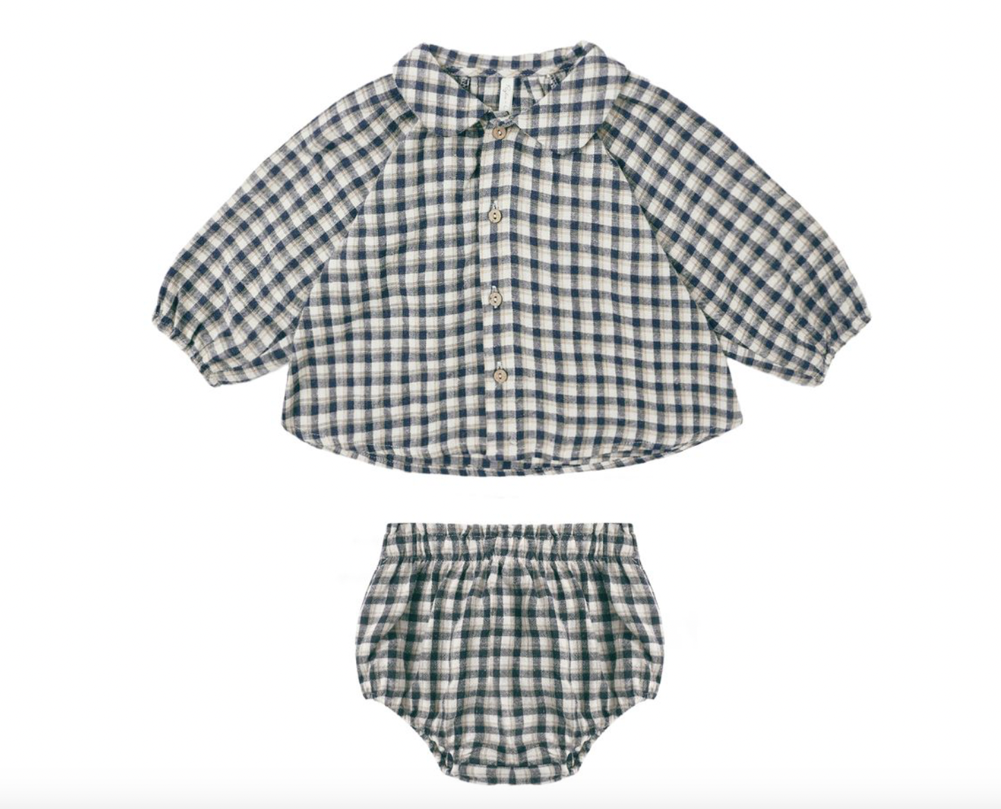 RYLEE + CRU NELLIE SET || NAVY CHECK