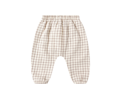 QUINCY MAE - WOVEN PANT || CEDAR CHECK