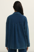 Z Supply All Day Knit Denim Jacket - Indigo