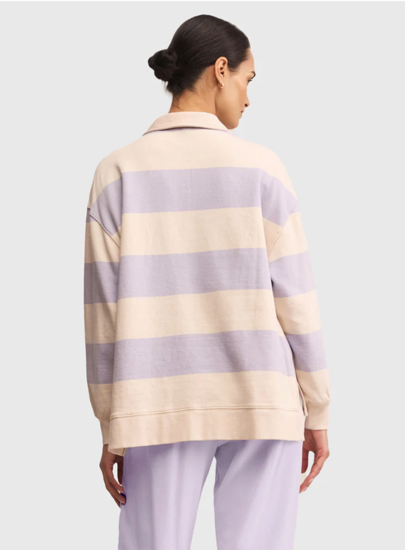 Z Supply Rugby Henley - Lavender Ice