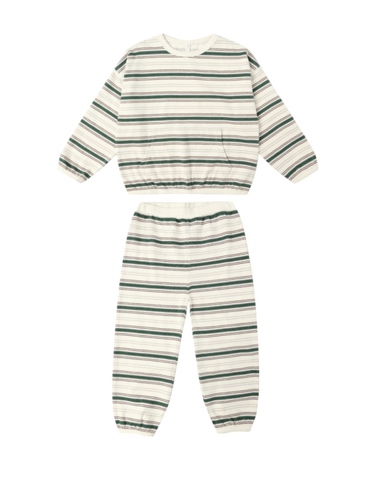 RYLEE + CRU RELAXED SET || RETRO STRIPE