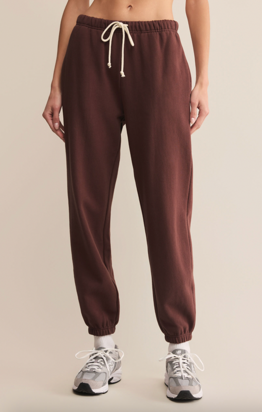 Z Supply Stadium Cotton Jogger - Sandalwood