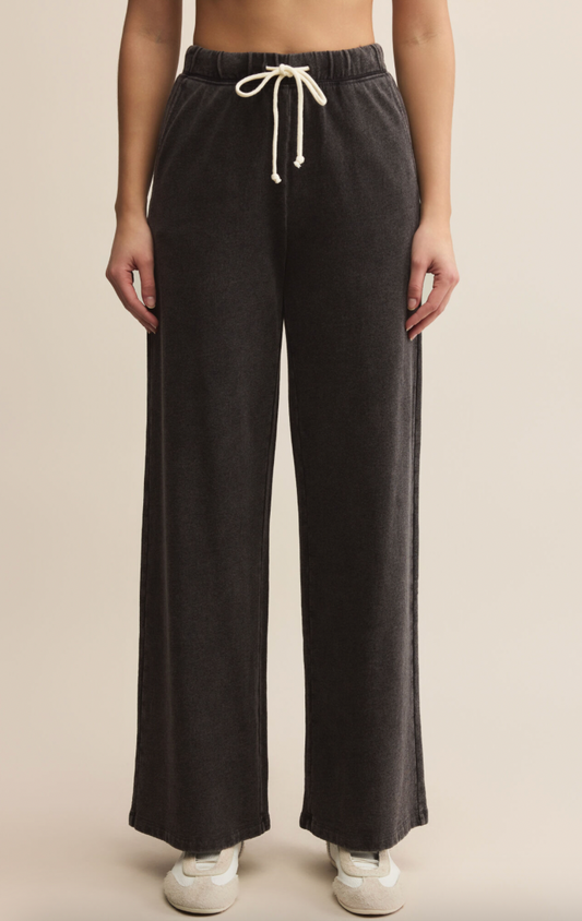 Z Supply Hunter Knit Denim Pant - Vintage Black