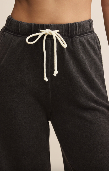 Z Supply Hunter Knit Denim Pant - Vintage Black