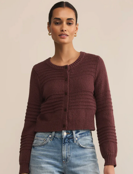 Z Supply Between the Lines Cardigan - Sandalwood