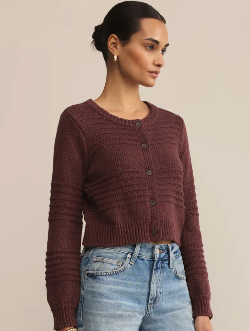 Z Supply Between the Lines Cardigan - Sandalwood