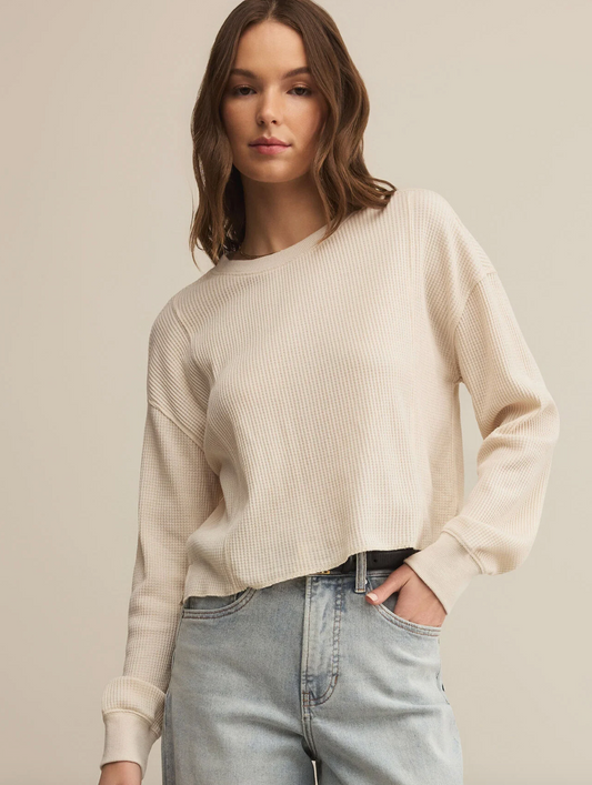 Z Supply Angel Mini Thermal Top - Crystal