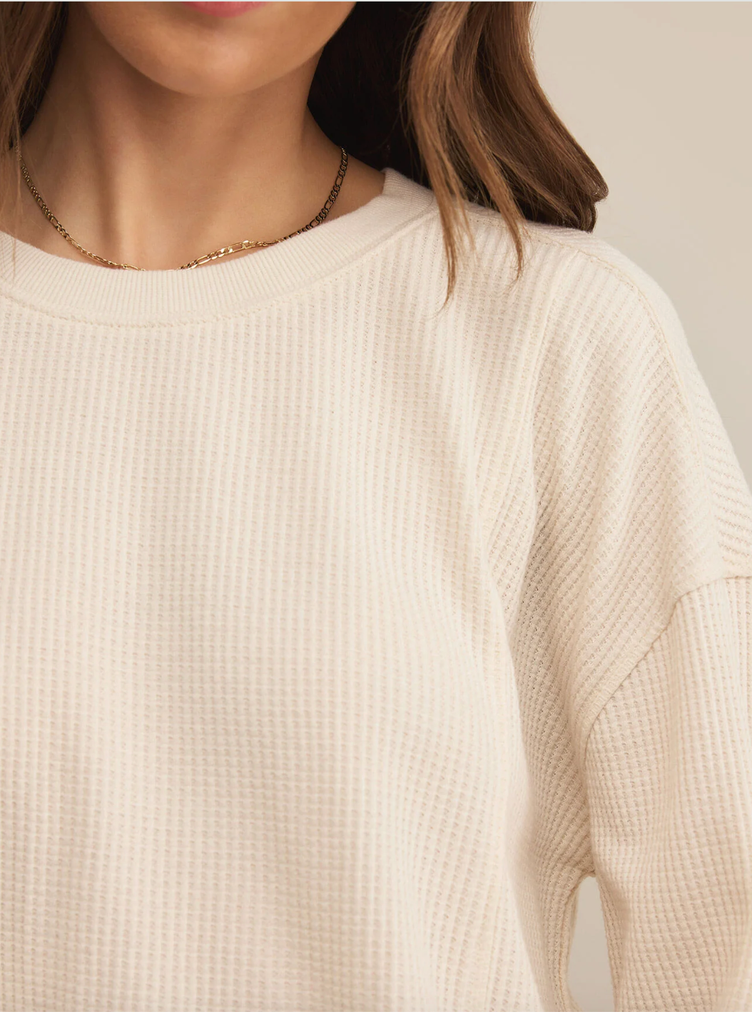 Z Supply Angel Mini Thermal Top - Crystal