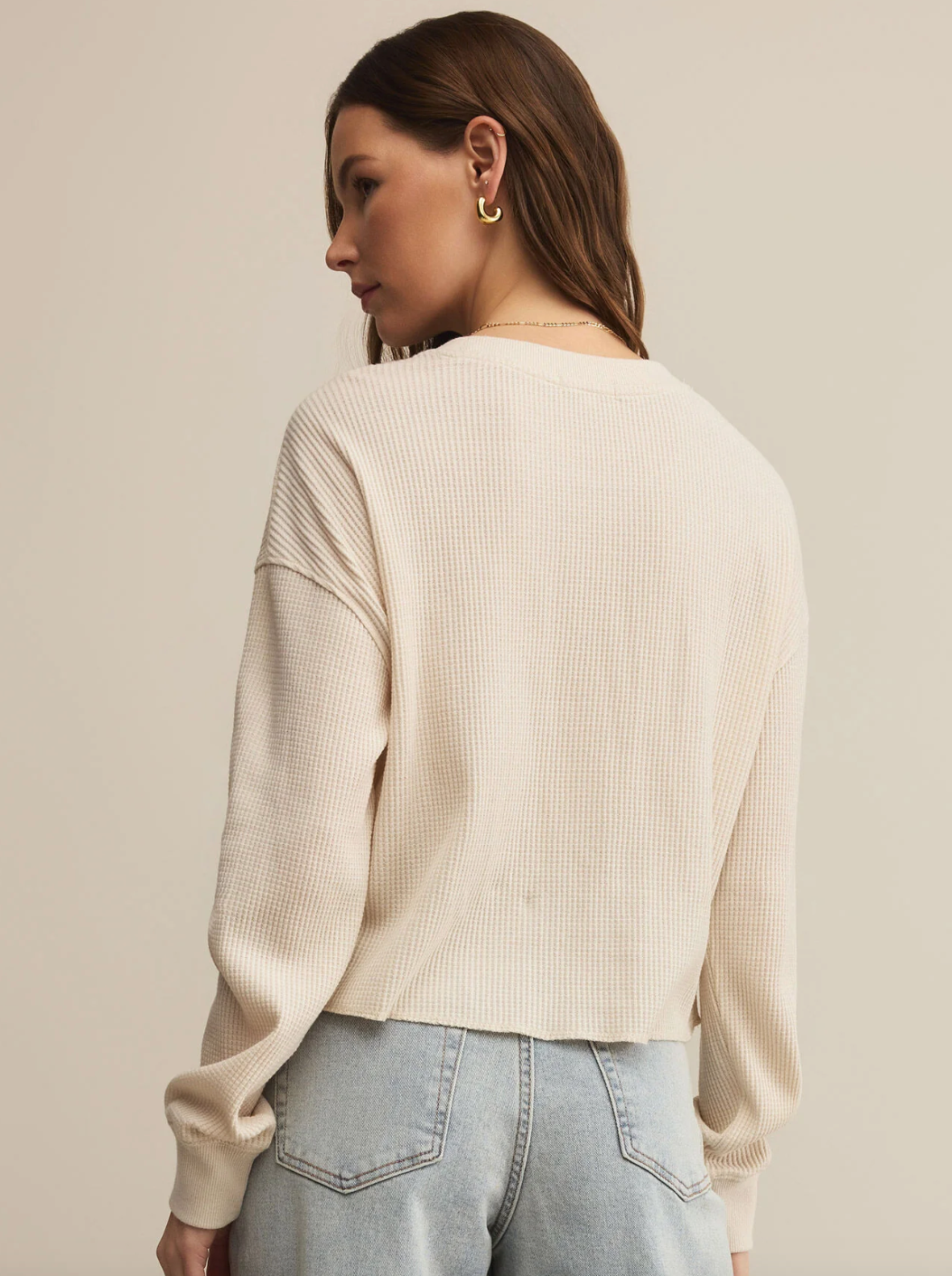 Z Supply Angel Mini Thermal Top - Crystal