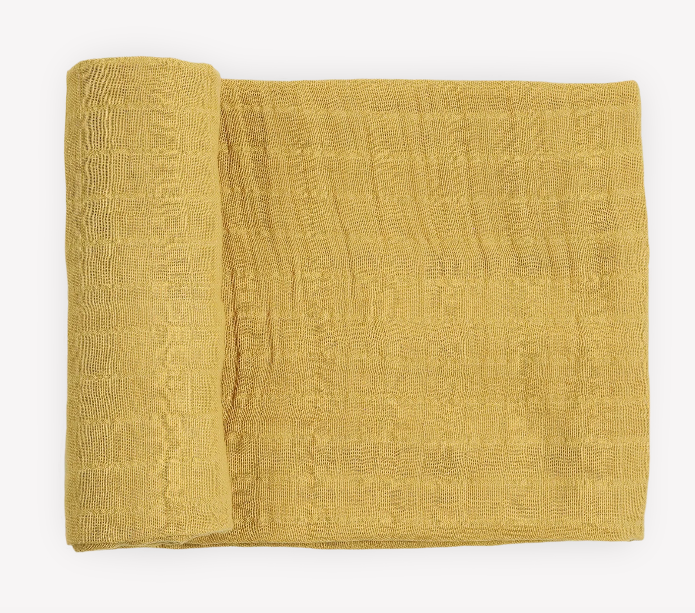 Organic Cotton Muslin Swaddle Blanket - Wheat