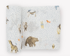 Little Unicorn Cotton Muslin Swaddle Blanket - Party Animals