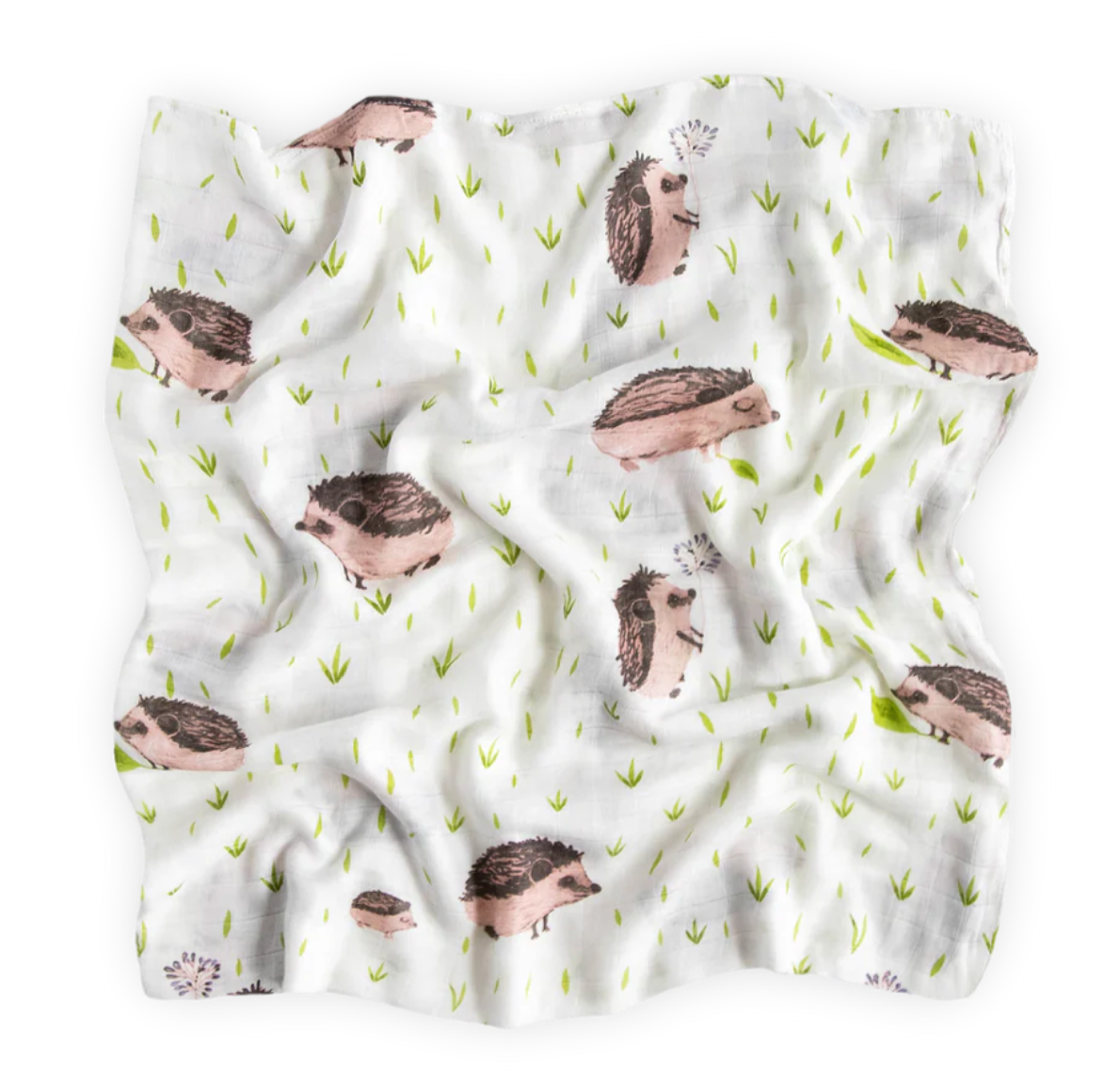 Little Unicorn Deluxe Muslin Swaddle Blanket - Hedgehog
