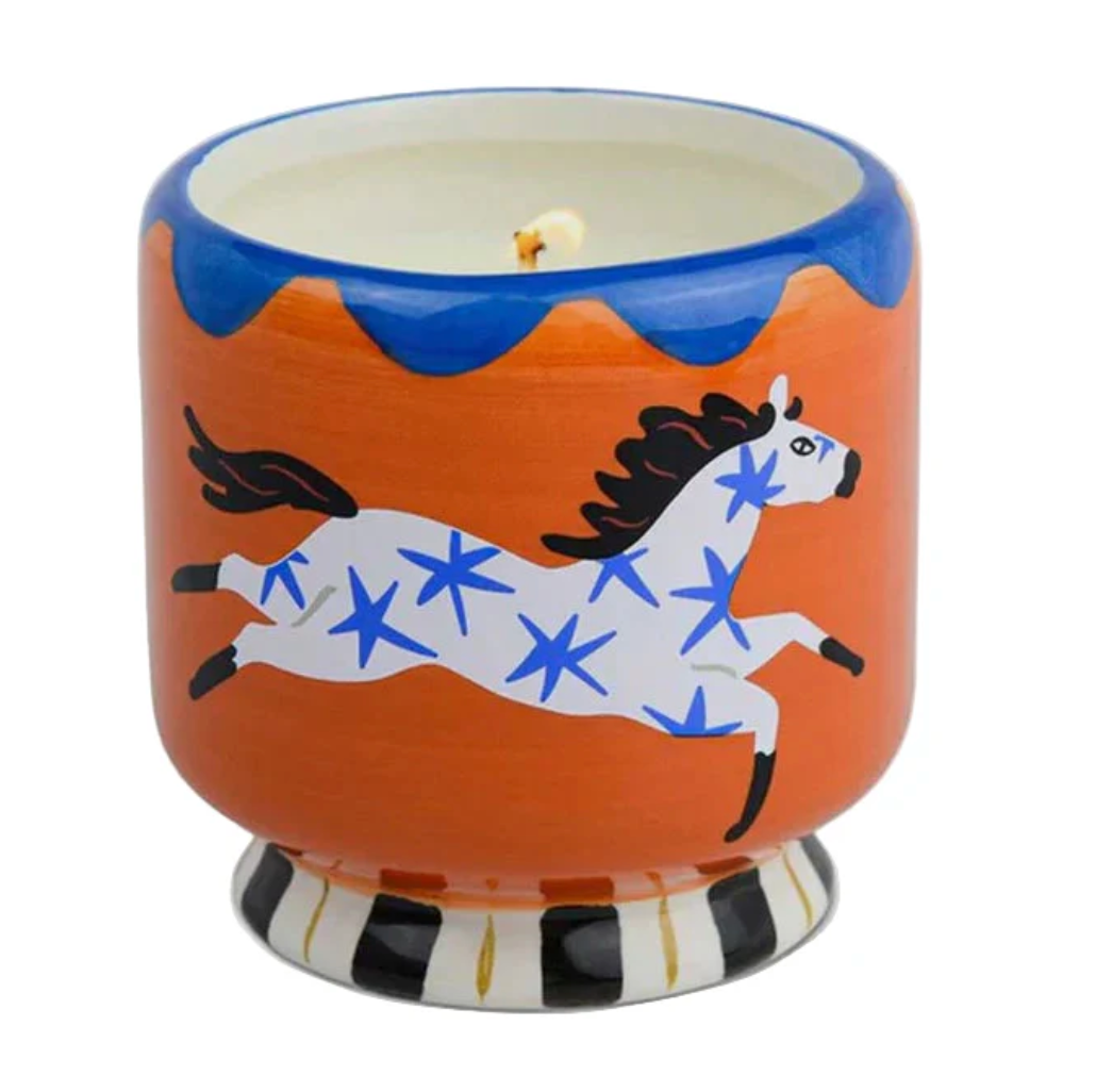 Paddywax A Dopo 8oz Handpainted "Horse" Ceramic - Sienna Sunset