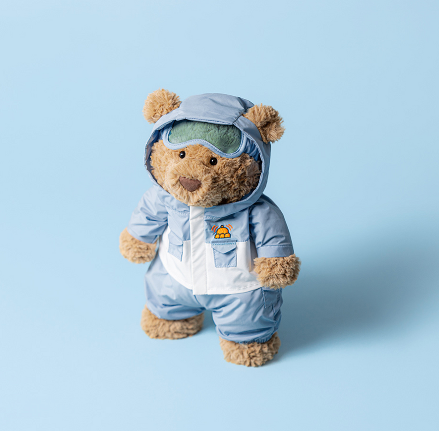 Jellycat Bartholomew Bear 'Snow Suit'