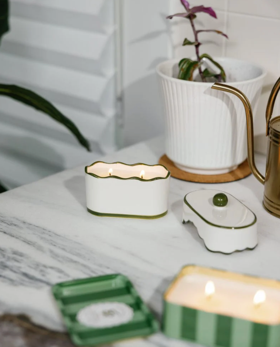 Paddywax Smoked Pistachio - Chérie 5.5 oz Ceramic Candle