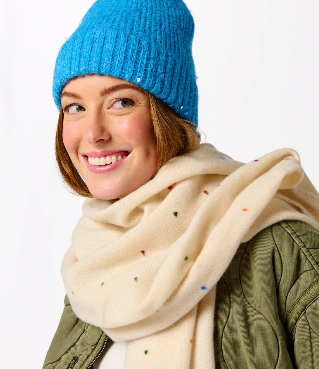 Jolie Scarf - Ivory