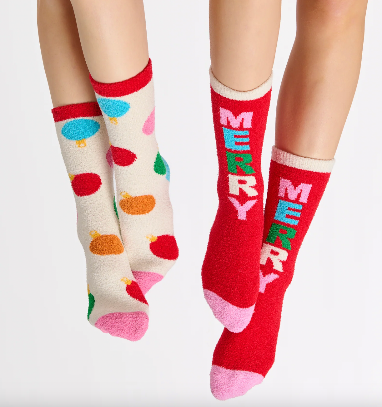 Ornament Socks - Ivory