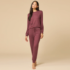 Softies Dream Jersey Drew Crew Neck Lounge Top