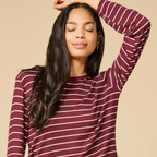 Softies Dream Jersey Drew Crew Neck Lounge Top