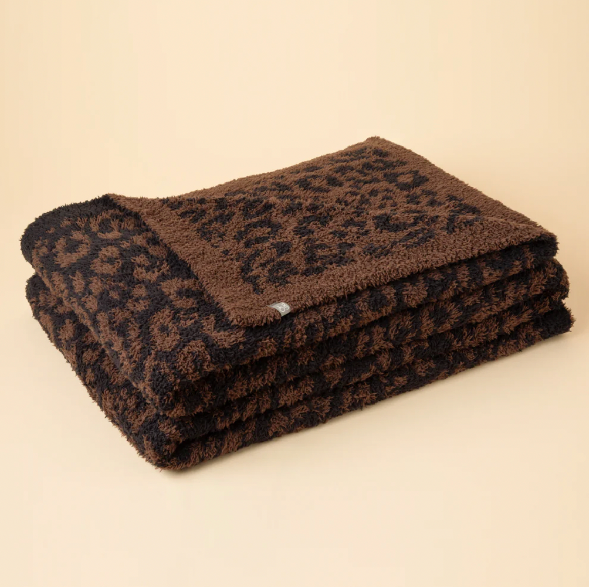 Softies Marshmallow Leopard Blanket - Wild Espresso