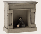Maileg Fireplace - Mouse - Blue or Off White