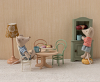 Maileg Oval Dining Table Mouse - Nature