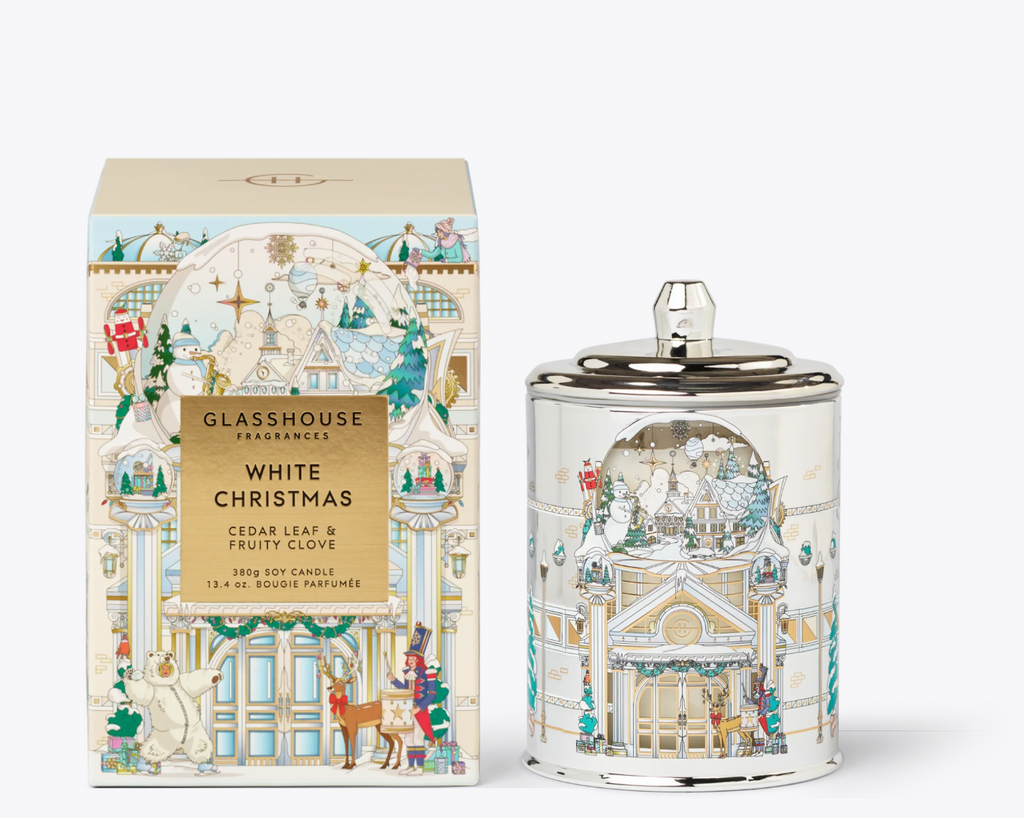 Glasshouse Fragrances 13.4oz Candle - White Christmas