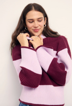 MINKPINK Freja Knit Sweater - Violet/Wine