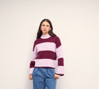 MINKPINK Freja Knit Sweater - Violet/Wine