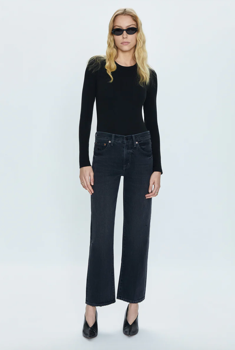 Pistola Lexi Mid-Rise Bowed Straight - Mercury