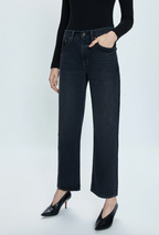 Pistola Lexi Mid-Rise Bowed Straight - Mercury