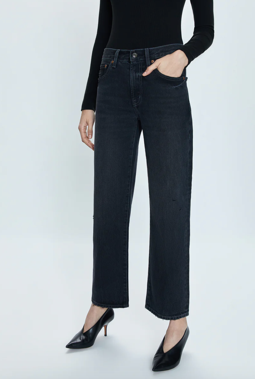 Pistola Lexi Mid-Rise Bowed Straight - Mercury