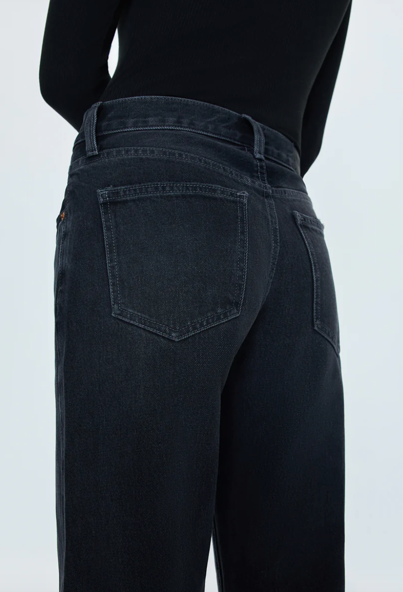 Pistola Lexi Mid-Rise Bowed Straight - Mercury