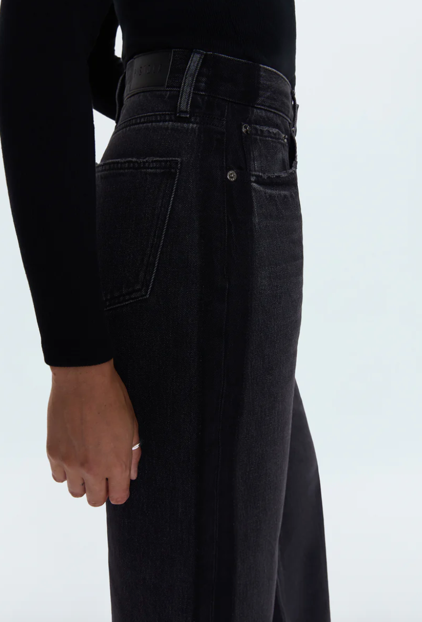 Pistola Wes High Rise Barrel Jeans - Cinema