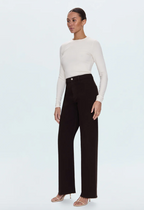 Pistola Penny High Rise Wide Leg Jeans - Mocha