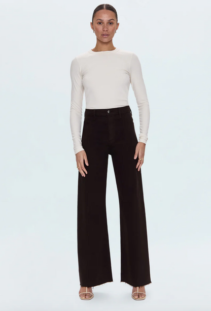 Pistola Penny High Rise Wide Leg Jeans - Mocha