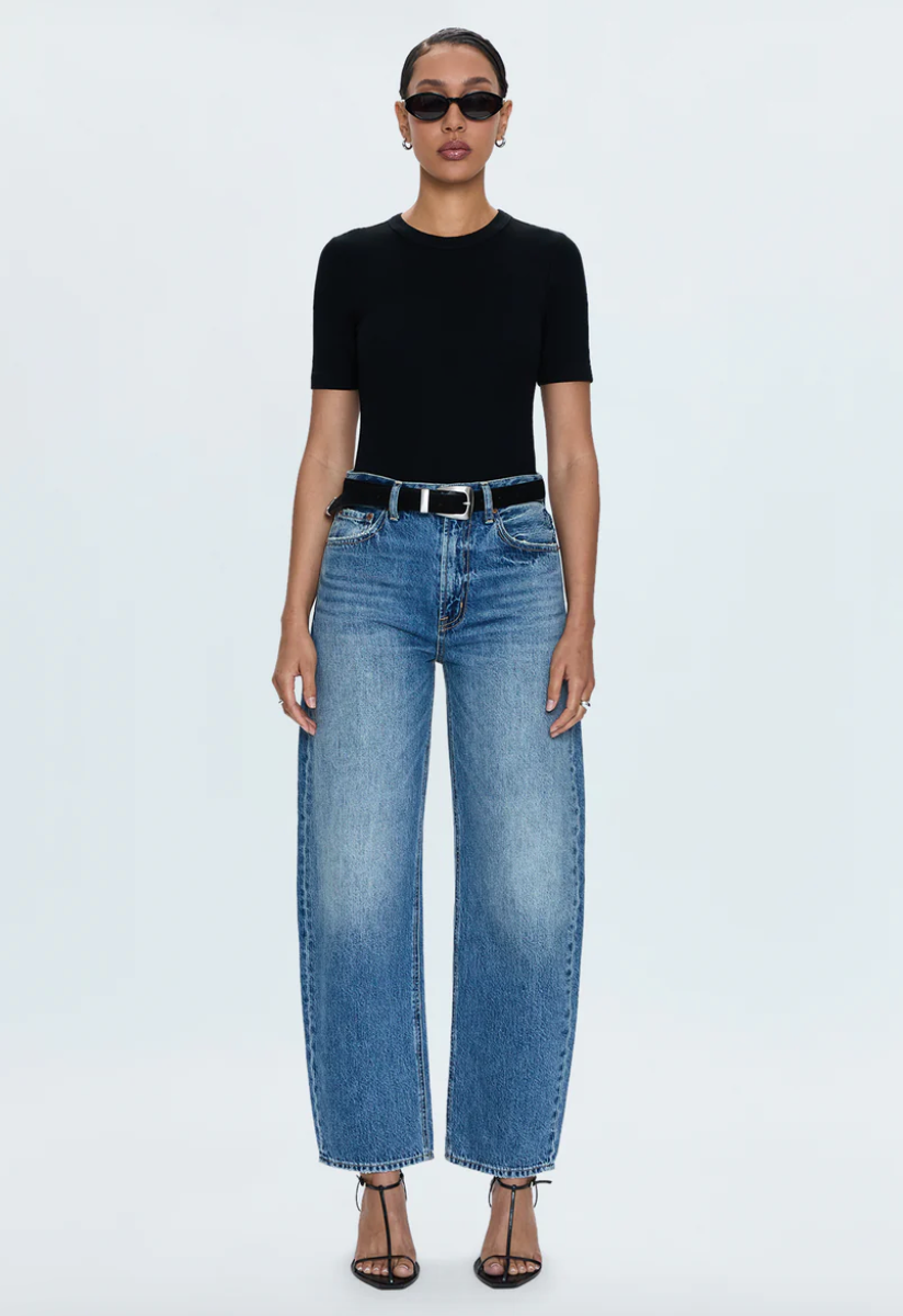 Pistola Wes High Rise Barrel Jeans - Spectacle