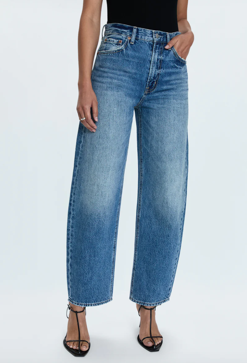 Pistola Wes High Rise Barrel Jeans - Spectacle