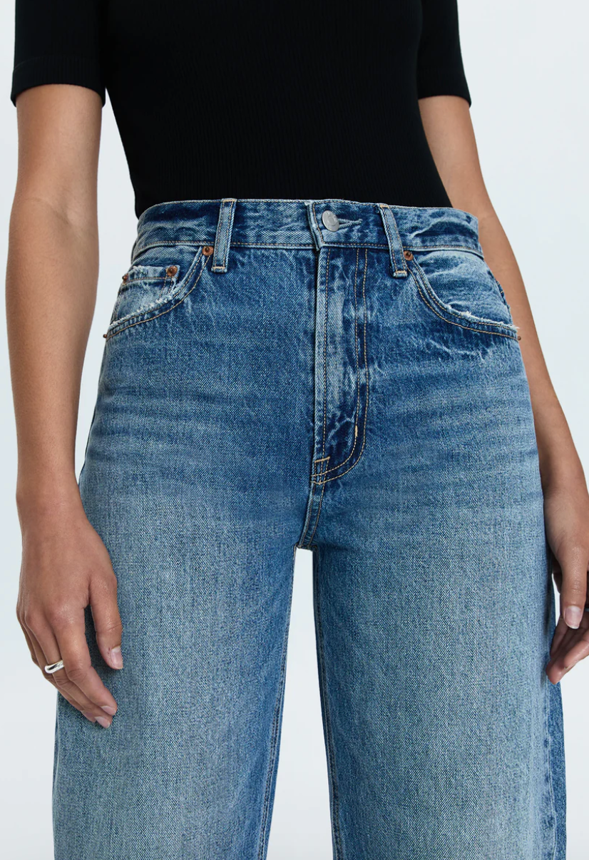 Pistola Wes High Rise Barrel Jeans - Spectacle