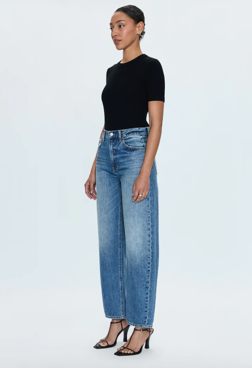 Pistola Wes High Rise Barrel Jeans - Spectacle
