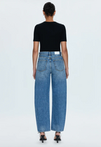 Pistola Wes High Rise Barrel Jeans - Spectacle