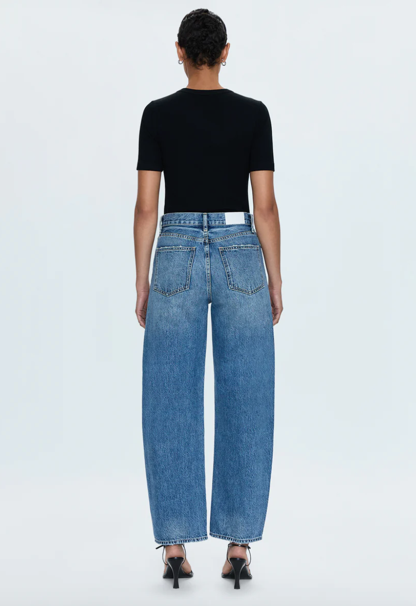 Pistola Wes High Rise Barrel Jeans - Spectacle