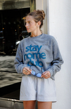 Sunny Somewhere - Stay Home Club Raglan Crew Sweatshirt