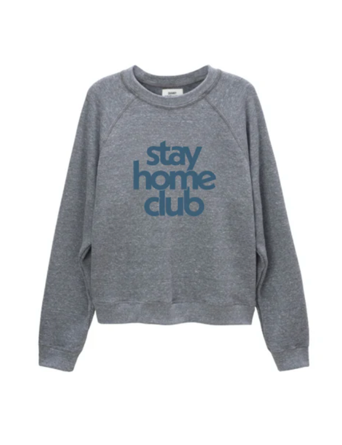 Sunny Somewhere - Stay Home Club Raglan Crew Sweatshirt
