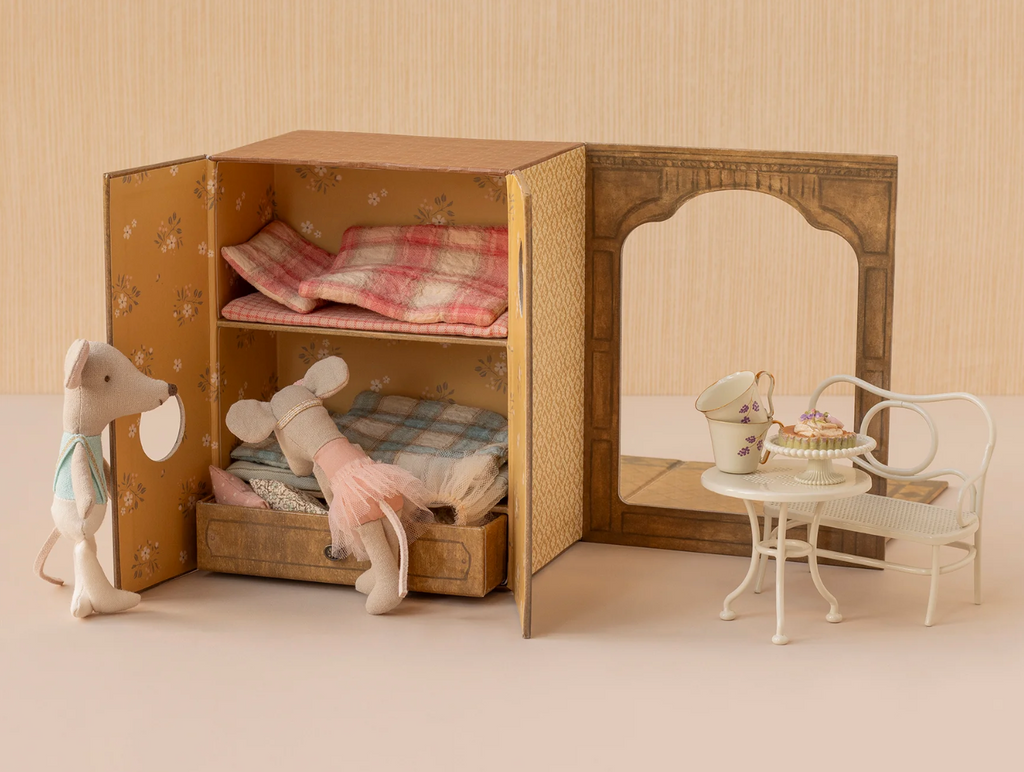 Maileg Ballet mice in Dance Studio - Little Sister & Brother